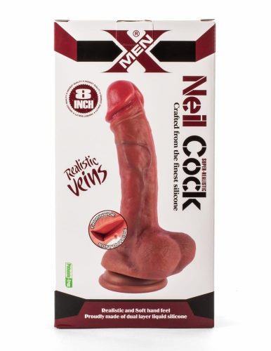 X-Men Neil 8" Cock Flesh - Élethű dildó 20,3 cm