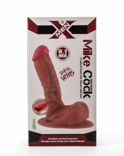 X-Men Mike 6.1" Cock Tan - Élethű dildó 15,5 cm