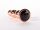 X-Men Secret Shine Booty Call Metal Butt Plug with Gem Gold M - Anál plug 11,7 cm