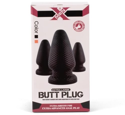 X-MEN 7.4” Butt Plug S - Anál plug 18,8 cm