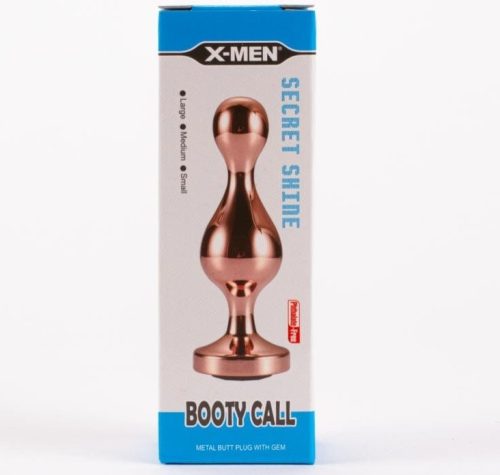 X-MEN Secret Shine Booty Call M IV - Anál plug 3,5 cm átmérővel