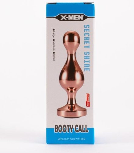 X-MEN Secret Shine Booty Call S IV - Anál plug 3 cm átmérő