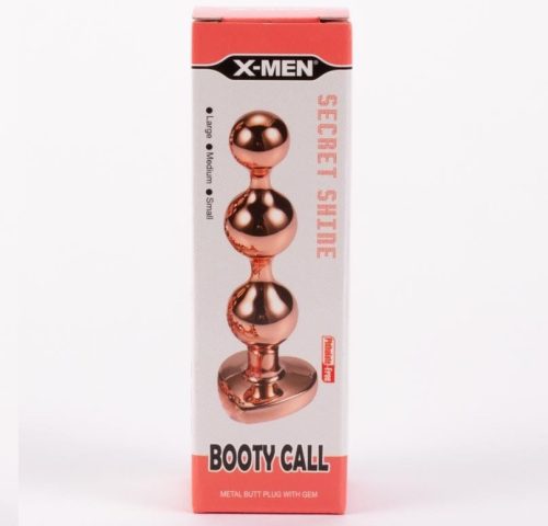 X-MEN Secret Shine Booty Call S - Anál plug 10 cm