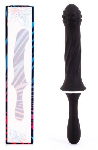 X-MEN Vibrating Plug Black II - Vibrációs Anál plug 24 cm 