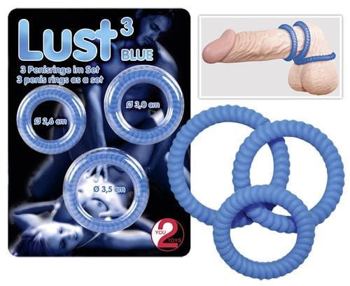 Lust 3 Blue - Péniszgyűrűk