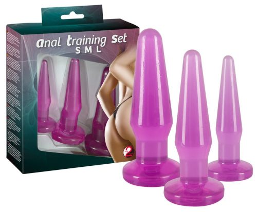 Anal Training Set purple - anál plug 10 -12 és 13 cm