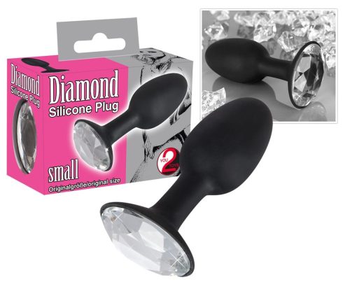 Butt Plug Diamond S - anál plug 8,5 cm