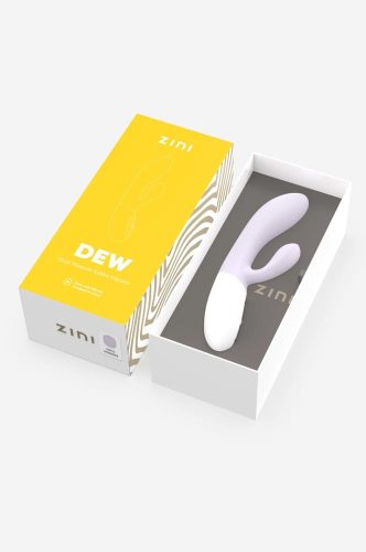Zini Dew Dual Pleasure Rabbit Vibrator - Klitoriszkaros, G-pont vibrátor 20 cm